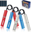 Grip Strength Trainer Set, 50-350LB, Wrist Forearm Strengthener, Metal No Slip, Hand Grip Gripper Strengthener for Strength Training and Exercise, Hand Workout Squeezer Grip Strength