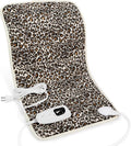 Deepsoon Heating Pad,Electric Heating Pads for Back,Neck,Abdomen,Moist Heating Pad for Shoulder,Knee,Arms,Legs,Dry/Moist Heat & Auto Shut Off,Christmas Gifts for Men and Women,Leopard Print,24x12 Inch