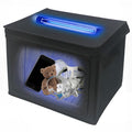 Large UV Sanitizer Box, 36L Portable Sanitizing and Cleaning Machine with 3-Level Timer, O-zone Foldable UV Cleaner Box for Household Use Like Phone, Towel, Key, Etc. with O-zone