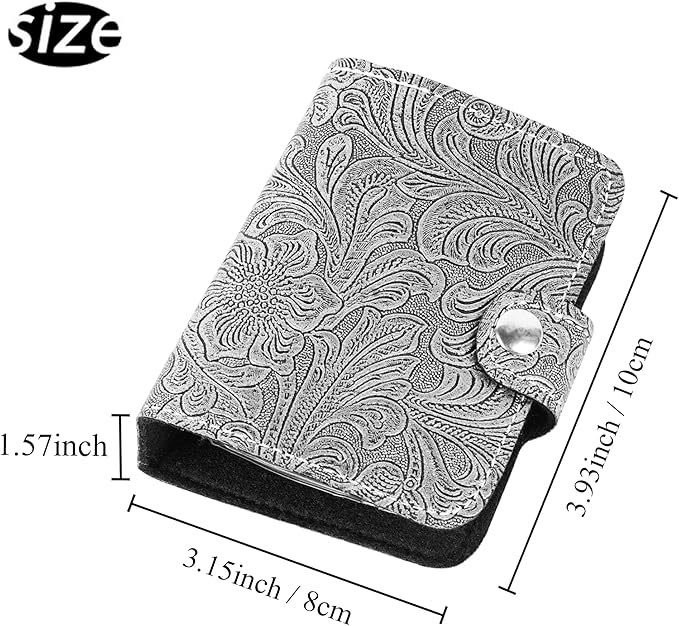 Hennaja Pill Organizer,Pill Pouches Clear Plastic Pill Bags Self Sealing Travel Medicine Organizer Storage(1-Carving Silver)