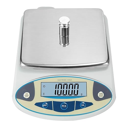 Bonvoisin Lab Scale 3000gx0.01g High Precision Electronic Analytical Balance 0.01g Accuracy Laboratory Precision Digital Scientific Scale (3000g, 0.01g)