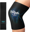 Hilph Knee Ice Pack Wrap Compression Sleeve for Pain Relief with Extra Strap, Flexible Thickened Gel Knee Ice Sleeve for Replacement Surgery, Sports Injuries, Elbow Pain, Meniscus Tear, ACL, MCL