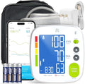 Greater Goods Bluetooth Smart Blood Pressure Monitor – Automatic Digital Upper Arm BP Machine for Home Use, 8.7”–16.5” Standard Cuff, Compatible with XL Cuff, Large Easy-to-Read Display, Complete Kit