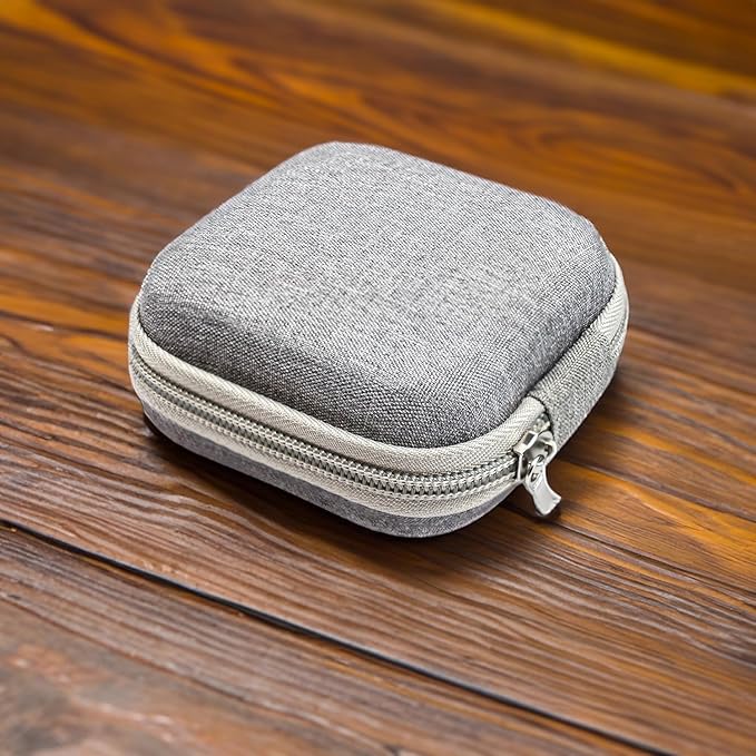 Navan Multi-Functional Eye Drops, Medicine & Travel Accessories Organizer - Hardshell EVA Compact Carry Case - Loops & Mesh Pocket for Daily Pills, Charging Cables & Batteries by Clinical Experts