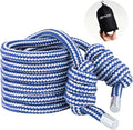 Flow Rope Weighted Fitness Jump Rope for Women Men Workout, Adjustable 1.44lb Heavy Rope for Adult Exercise, Mobility & Coordination Training at Home Gym & Outdoors