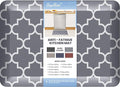 4/5 Inch Thick Kitchen Rugs, Kitchen Mat, Anti Fatigue Floor Mat, Waterproof Mats & Rugs, Heavy Duty PVC Ergonomic Comfort Standing Foam for Kitchen, Home, Office, Sink, Garage (24" x 17.3", Grey)