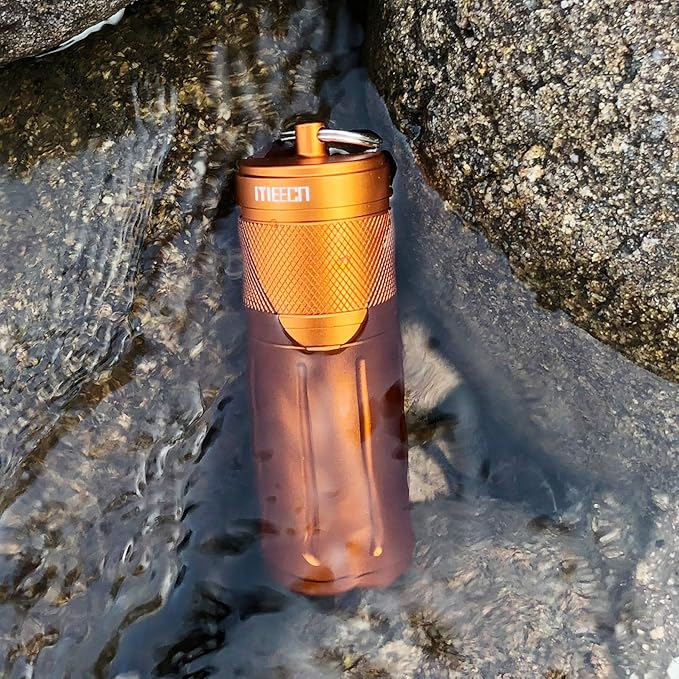 Two-Layer Pill Organizer, Waterproof Pill Container, Pill Holder can Store Pills Anything Sizes, Vitamins, Cod Liver Oil, Supplements and Medication, Rv products, Size:1.6 x 1.6 x 4.4 in(Orange)