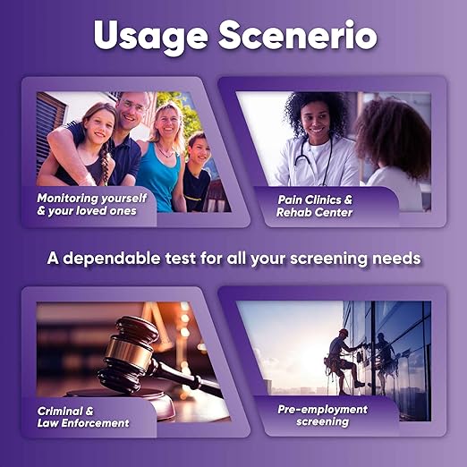 Prime Screen [5 Pack] 6 Panel Urine Drug Test Kit (THC-Marijuana, BZO-Benzos, MET-Meth, OPI, AMP, COC), WDOA-264