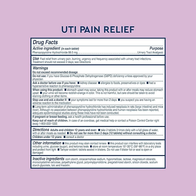 Uqora UTI Emergency Kit - Comes with 2 Urinary Tract Infection Test Strips, 12 UTI Pain Relief Tablets & 12 Infection Control Tablets - Urinary Tract Support - Maximum Strength