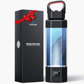 Hydrogen Water Bottle Generator,Up to 10000+ PPB Hydrogen Bottle Water Ionizer with SPE/PEM Technology,12 OZ Food-Grade PC Hydro Water Machine,SGS-Certified Molecular Generator for Sports/Home