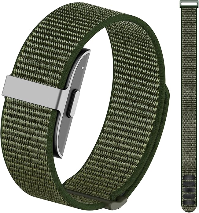 Nylon Loop Sport Replacement Bands Compatible with Hume Health Band, Soft Breathable Adjustable Wrist Band for Hume Band Replacement Strap Wristband for Fitness Tracker Women Men