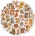 BulbaCraft 100Pcs Tiger Stickers, Tiger Gifts for Girls and Boys, Gifts for Women & Men