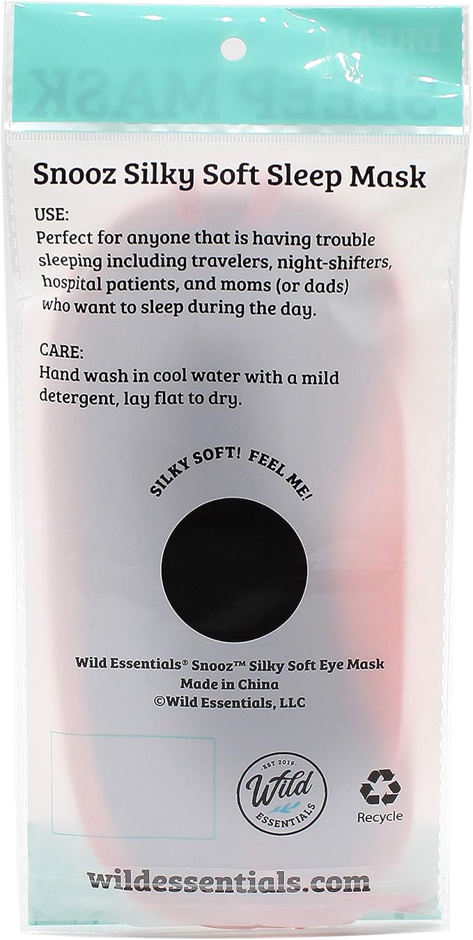 Wild Essentials Snooz Silky Soft Sleep Mask - Baby Blue