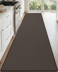 DEXI Kitchen Floor Mats Cushioned Anti Fatigue, 23x94, Large Long Standing Runner Rug Waterproof, Comfort Memory Foam Padded for Front Sink Laundry, Brown