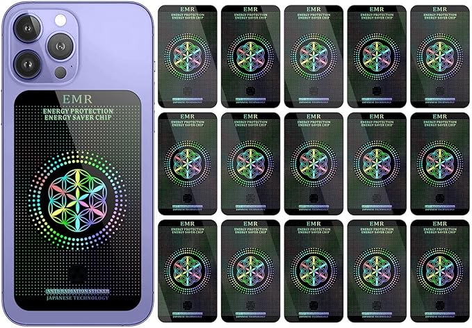 Stickers for Cell Phones/Laptops/Tablets/Devices/Household Equipment - 4.2 x 2.4 x 0.015 inches-Large Area Protection-Applies to Everyone - [Reusable] - (15 Pack)