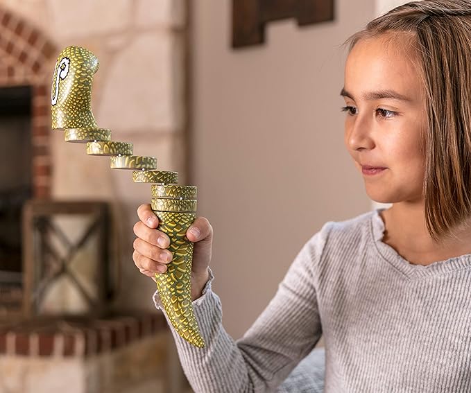 TrueBalance Cobra Version – Advanced Skill-Building Balance Toy for All Ages | Improves Focus, Coordination & Fine Motor Control | Great for STEM Learning, Therapy & Desk Fidget Fun