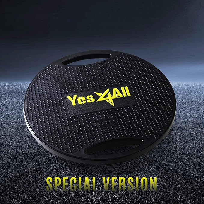 Yes4All Wobble Balance Board Training Board Plastic Balance Training Exercise Yoga Supplies Carrying