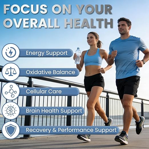 Hydrogen Water Tablets, Molecular Hydrogen Tablets with Magnesium, 12PM h2 Molecular Hydrogen, Supports Cellular Health, Oxidative Balance, Focus & Vitality, 60 Counts