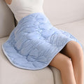 Wemore Weighted Lap Blanket 7lbs for Adults, Small Weighted Blanket for Travel, Calming, Relaxing, Napping and Sleeping, All-Season Weighted Lap Pad, Machine Washable, Sky Blue 24x29 inches