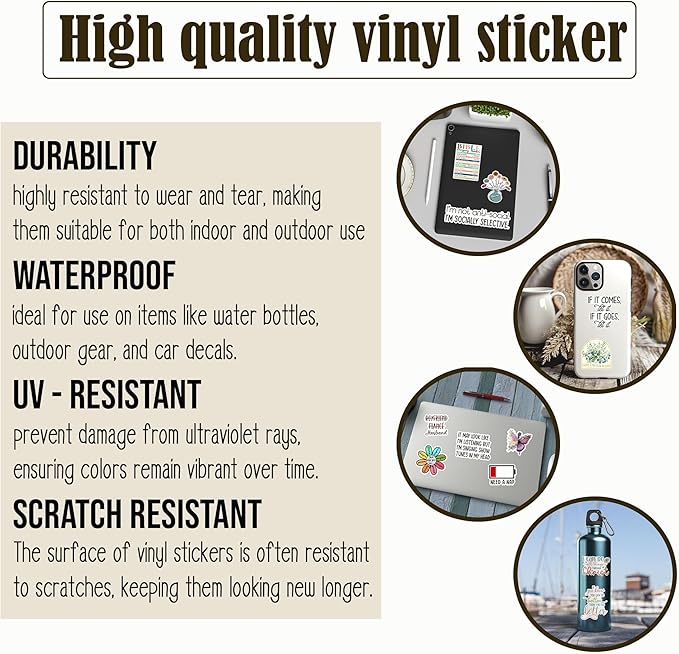 (3pcs) She is Brave Confident Powerful Smart Flower Sticker Inspirational Quotes Christian Jesus Bible Verse Vinyl Decal Gift Stickers for Tumbler Laptop Kindle Water Bottles Book Phone - Size 3x3