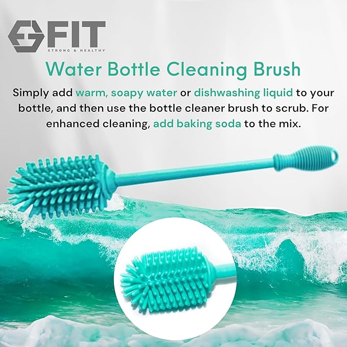 FIT Strong & Healthy 32 oz Glass Water Bottle with Straw Lid - Wide Mouth Borosilicate Glass Water Bottles with Time Marker, Silicone Sleeve & Extra Lid - 1L Large Motivational Drinking Bottle