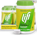 Lift Glucose Fast-Acting Glucose Chewable Energy Tablets, Lemon & Lime, 50 ct Jar (Pack of 6)