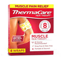 ThermaCare Portable Muscle Therapy Heating Pads - Multi-Purpose Adhesive HeatWraps for Back, Neck, Joint, & Menstrual Pain Relief - Drug-Free, Discreet, Long-Lasting Heat Therapy - Pack of 8