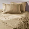 PeachSkinSheets Cooling Bed Sheets for Hot Sleepers - Ultra-Soft Breathable Luxury Microfiber Sheet Set, Moisture-Wicking, Deep Pocket, Oeko-TEX® (Split Head King Size (36" Split), Light Mocha)