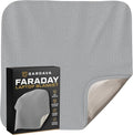 Faraday Blanket for Lap - New for 2026 - Electromagnetic Sheilding While Using Your Laptop, Cell Phone or Other Electronics, 3rd Party Tested (18"x18"), Gray