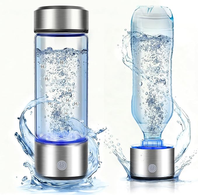 2026 New Hydrogen Water Bottle, 2800PPB in 3Min, SPE PEM Tech, Portable 16OZ, Rechargeable Hydrogen Water Bottle for Travel, Home, Office – Family & Friends (XR-15)