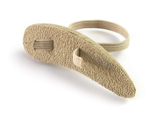 Steins Hammer Toe Crest Cushion and Buttress Pad Reduces Pressure from Calluses and Hammer Toes, Medium Left, Beige, 3 Count