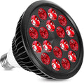 Red Light Therapy Bulb-18 LEDs Lamp for Body and Face with 660nm Red and 850nm (Invisible to Naked Eyes) Infrared Light Therapy Device for Skin-Only Lamp