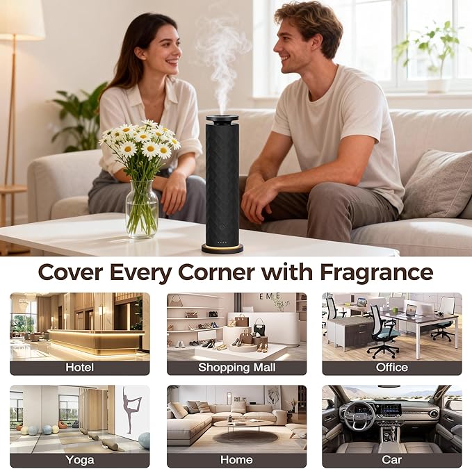 Scent Diffuser Hotel Collection - Cold Air Diffusers for Home, Quiet Operation, Suitable for Living Rooms, Offices, and Hotels