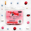 Medicine Pill Organizer, Labels for AM/PM, Resealable, Portable, Disposable Pouches for Medicine, Vitamins, Gummies,Plastic Pill Bags for Travel, Walks XL Size |100 Count (2 Packs of 50)