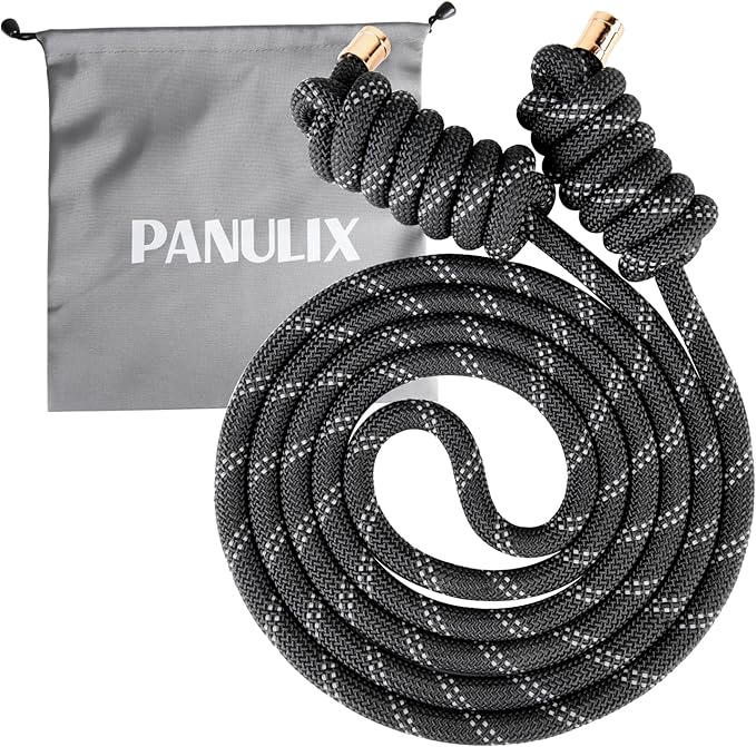 Flow Rope for Fitness High Performance Double Woven Workout Rope Adjustable Flow Jump Rope for Men Women Training Indoor Outdoor Cardio Exercise Ropes for beginner
