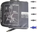 Medium Easy Wrap Blood Pressure Cuff for Thin and Small Arm,Compatible with Omron 8.7~12.6 Inches (22~32) CM Adult BP Replacement Cuff, Adult Cuff Only -5 Connectors (Medium+ 5 Connectors)