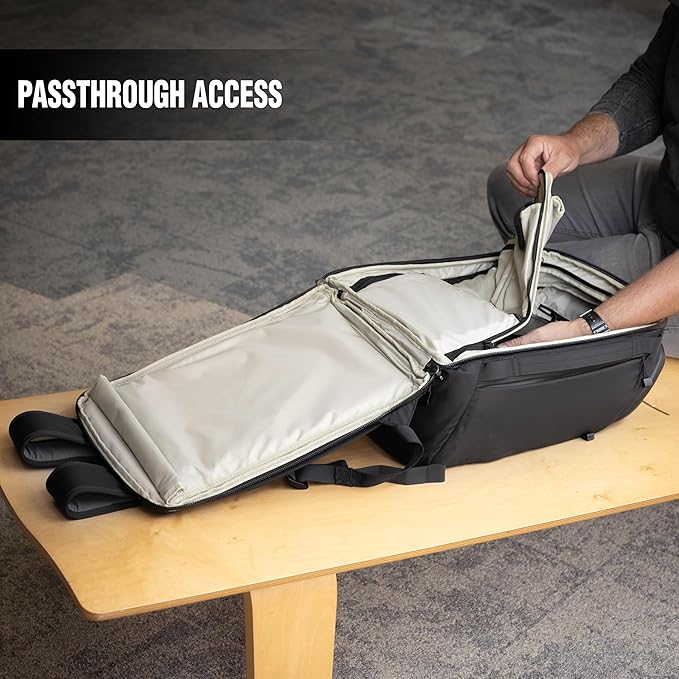 Large Faraday Backpack | Signal-Blocking, Anti-Tracking, Premium Cordura, Water-Resistant, Laptops, 35L Bag, Data Security for Phones, Laptops, Tablets, Passports, and more, Carry-On Luggage