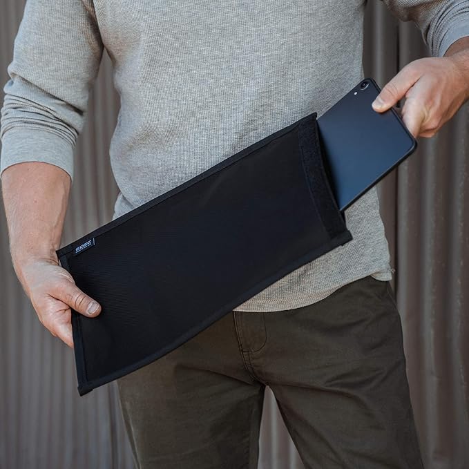 OFFGRID by EDEC - Non-Window Tablet Faraday Bag - Signal Blocking, Anti-Tracking, Anti-Spying, EMP Protection for Tablets, Cell Phones, Key Fobs and Credit Cards