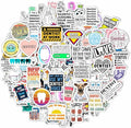 BulbaCraft 100 Pcs Funny Dentist Stickers, Dentist Gifts for Women and Men, Dental Decorations, Dental Party Decor, Gifts for Women & Men
