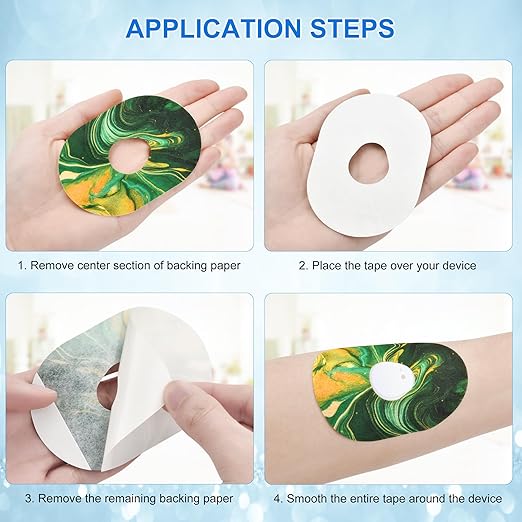 Dexcom G7 Overpatchs 10PCS Waterproof Adhesive Patch for CGM Sensors Hypoallergenic, Breathable & Extended Wear Secure Medical Grade Tape for Diabetes Glucose Monitor