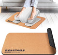 Under Desk Elliptical Mat - Non-Slip Exercise Equipment for Peloton Bike, Small Exercise Mat for Desk Workout Equipment