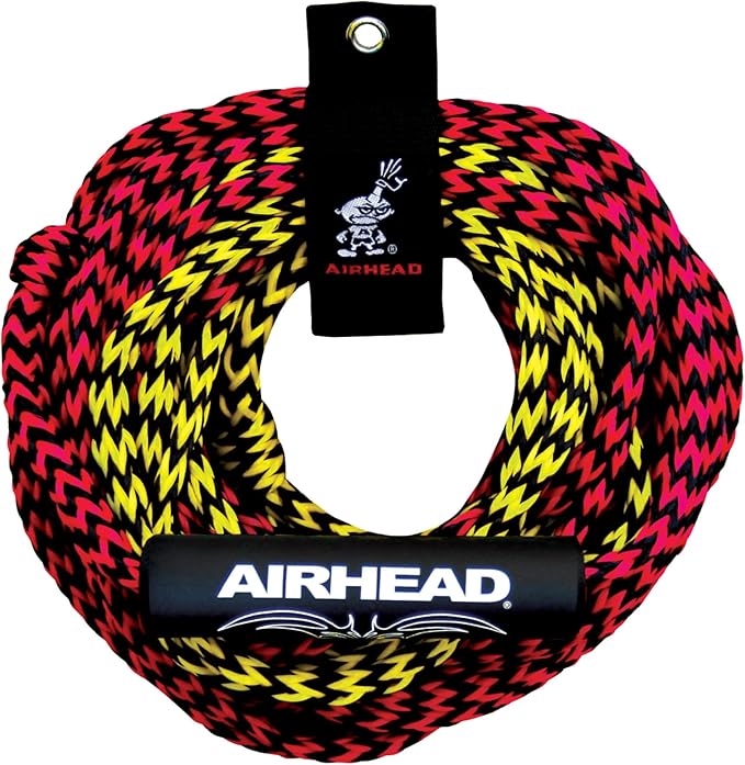 Airhead Tow Rope, 1-4 Rider Rope for Towable Tubes Multi, 9/16"