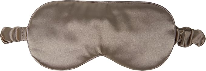 Funky Junque Adjustable Satin Bride Eye Mask, Luxury Soft Silk Mrs Sleep Mask for Women, Ideal Bridal Sleep Mask for Travel, Home - Champagne