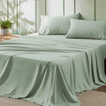 Bedsure Full Size Bed Sheets - 4 Pieces Soft Full Sheet Set - Breathable & Cooling - Hotel Luxury - Easy Care Polyester Microfiber Bedding for Women, Men, Sage Green