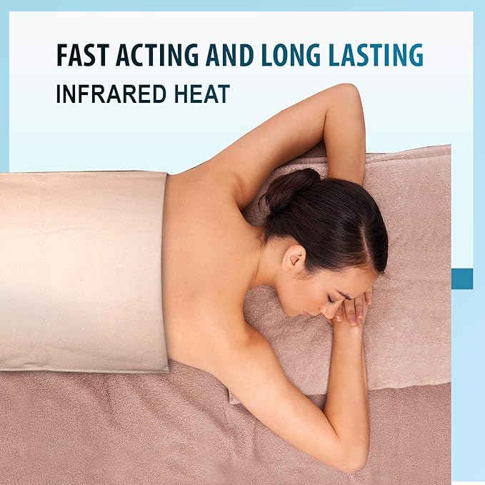Professional Grade Heating Pad with Automatic Moist Heat by ThermoRelief, Extra HOT Heating for Deep Penetrating Heat - 2nd Gen Version (Medium Size Digital - 18" by 14")