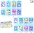 Kawaii Character Travel Pill and Accessories Organizer - Kitty, Cinnamo-roll, Little Twin Stars, and My Melody Pocket-Size (8 Poket Case x 2 Pack)