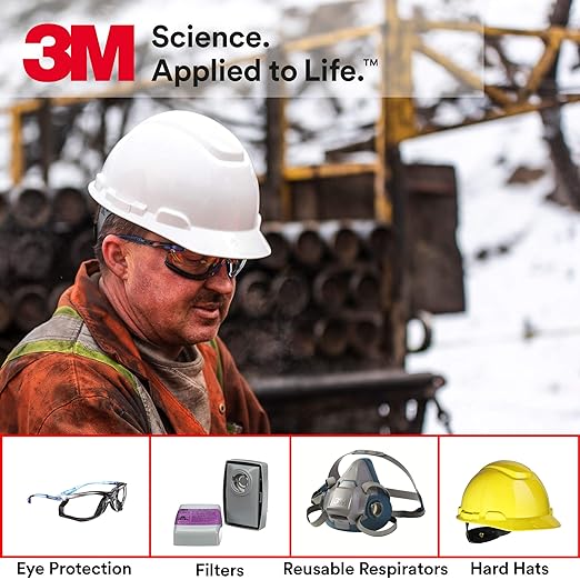 3M Safety Glasses, Solus 1000 Series, ANSI Z87, Scotchgard Anti-Fog, Amber Lens, Green/Black Frame