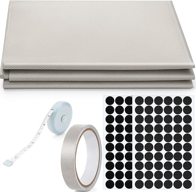 Tegeme Faraday Fabric 59" x 118" with 236" L Tape Measure, Military Grade Rf Shielding Cloth for Blocking RFID, EMP, Emf, 5g, Wi-Fi GPS Signals, EMI Radiation Protection for Privacy and Security