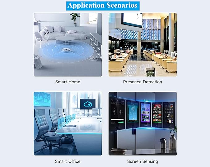 Human Micro-Motion Detection mmWave Sensor Compatible with Raspberry Pi/Pi Pico/Jetson Nano/ESP32, 24GHz mmWave Radar, Based On S3KM1110, Adopt Frequency Modulated Continuous Wave (FMCW) Technology