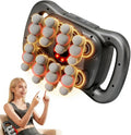 24-Head Deep Tissue Massage Gun Set – Portable Percussion Massager with 9 Modes & 9 Intensities, Quiet Rechargeable Handheld Body Massager (Gray)